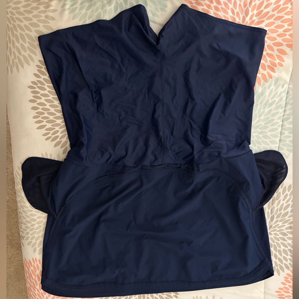 Lands’ End Quick Dry Board Skort Navy Blue - Picture 15 of 16